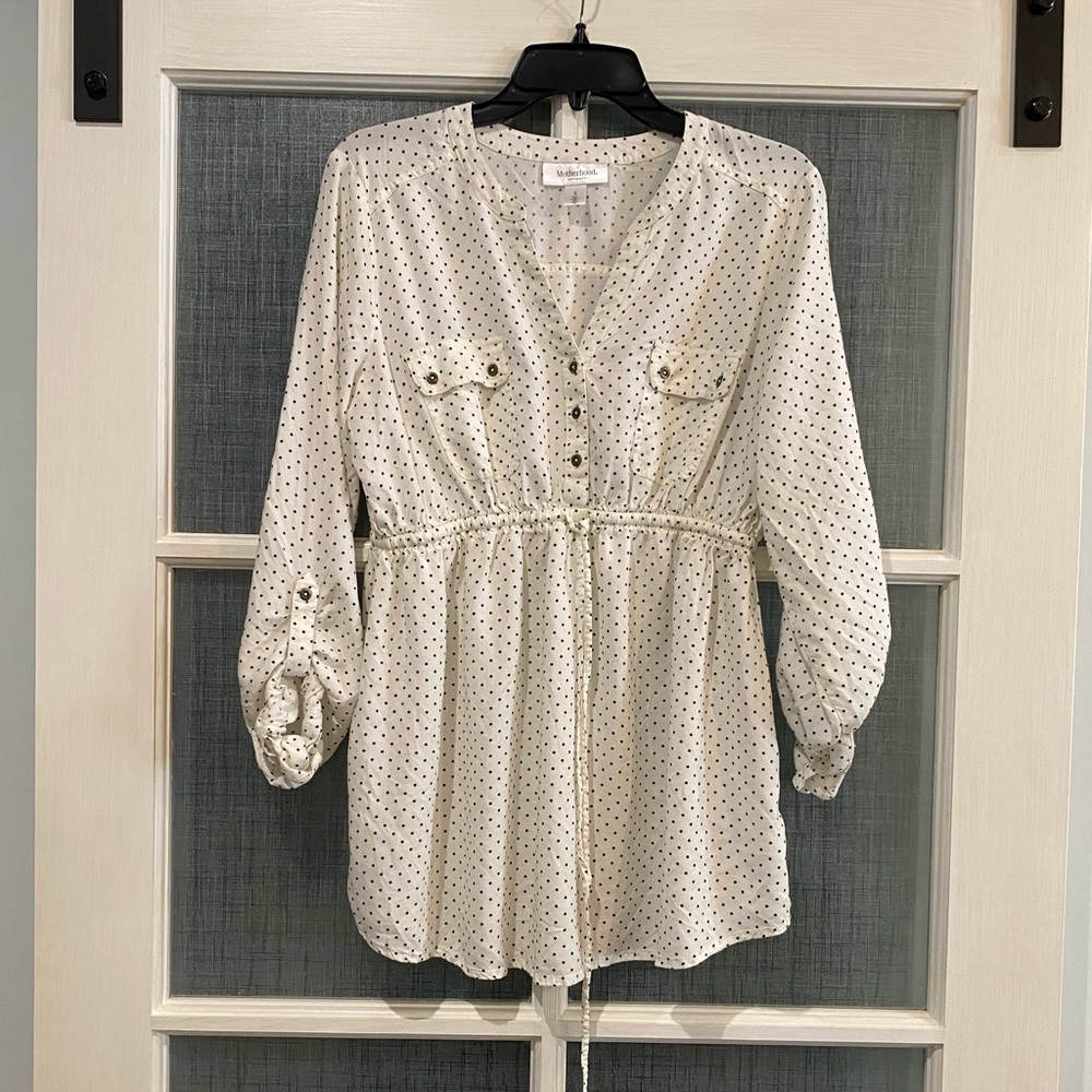 Motherhood Maternity Blouse- Large